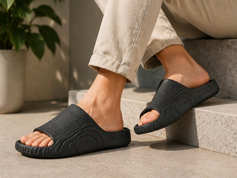 Voolio Men’s Black EVA Comfort Slides