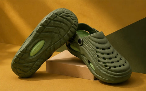 Voolio Flex Comfort Clogs for Men & Women | Lightweight Slip-On Sandals with Adjustable Strap