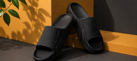 Voolio Men’s Black EVA Comfort Slides