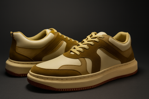 Voolio LuxeCraft Sneaker – Desert sandstone Edition