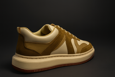 Voolio LuxeCraft Sneaker – Desert sandstone Edition