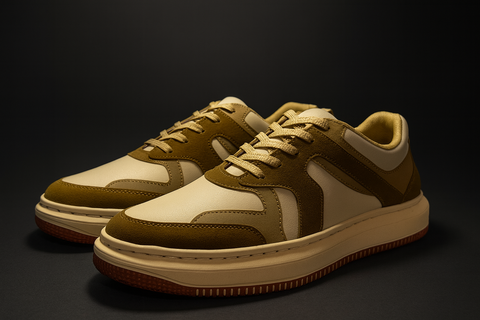 Voolio LuxeCraft Sneaker – Desert sandstone Edition