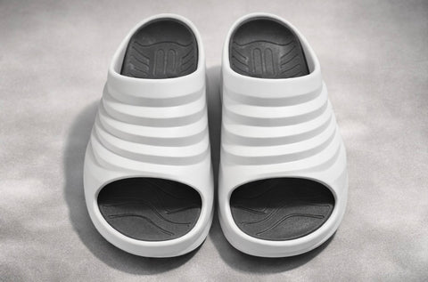 VOOLIO AeroFlow Sculpt Slides – Ultra Soft Premium Comfort Sliders | Lightweight Designer slides unisex