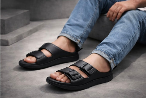 Voolio FlexStep Premium Unisex Sandals | Adjustable Strap Comfort