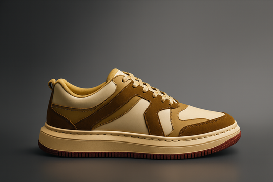 Voolio LuxeCraft Sneaker – Desert sandstone Edition