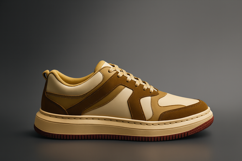 Voolio LuxeCraft Sneaker – Desert sandstone Edition